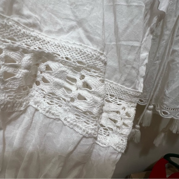 Anthropologie forever that girl Let Me Be Cutwork-Yoke Babydoll Blouse - Picture 8 of 12